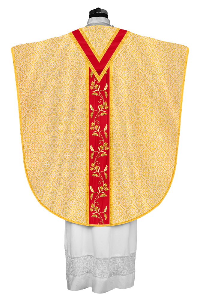 BORROMEAN CHASUBLE WITH FLORAL DESIGN