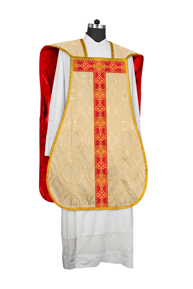 Embroidered Roman Chasuble Vestment