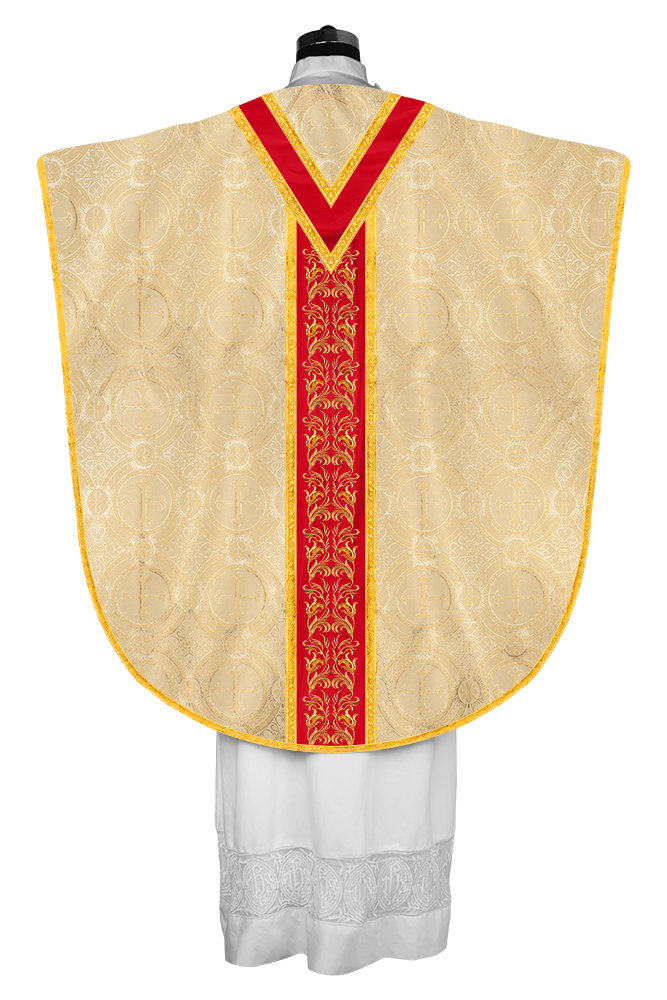 ST PHILIP NERI CHASUBLE WITH ADORNED LACE