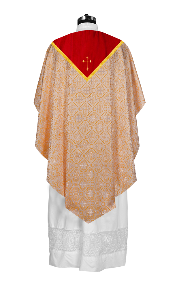 Pugin Chasuble with Adorned Orphrey