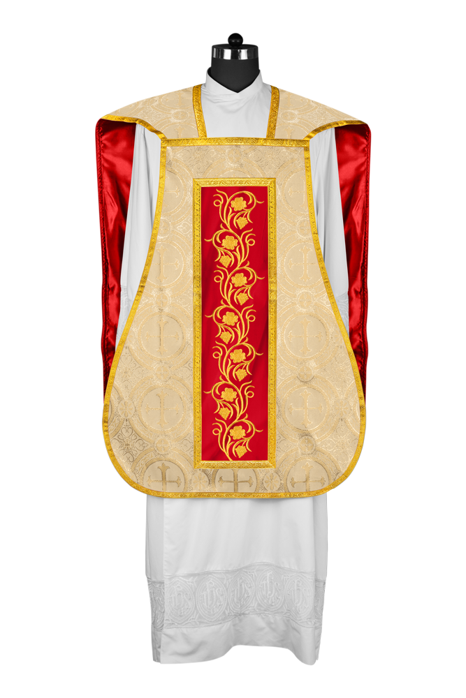 Catholic fiddleback chasuble vestment - Grapes collection