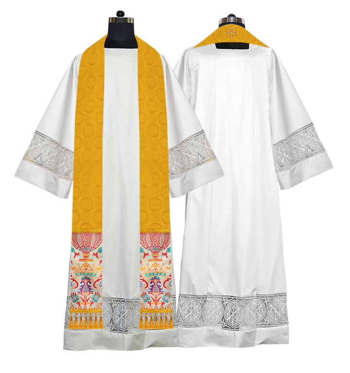 Handmade Liturgical Stole in Coronation Tapestry