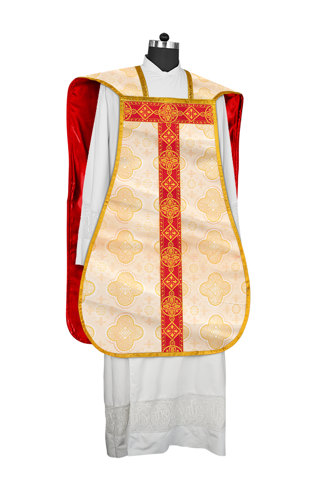 Embroidered Roman Chasuble Vestment
