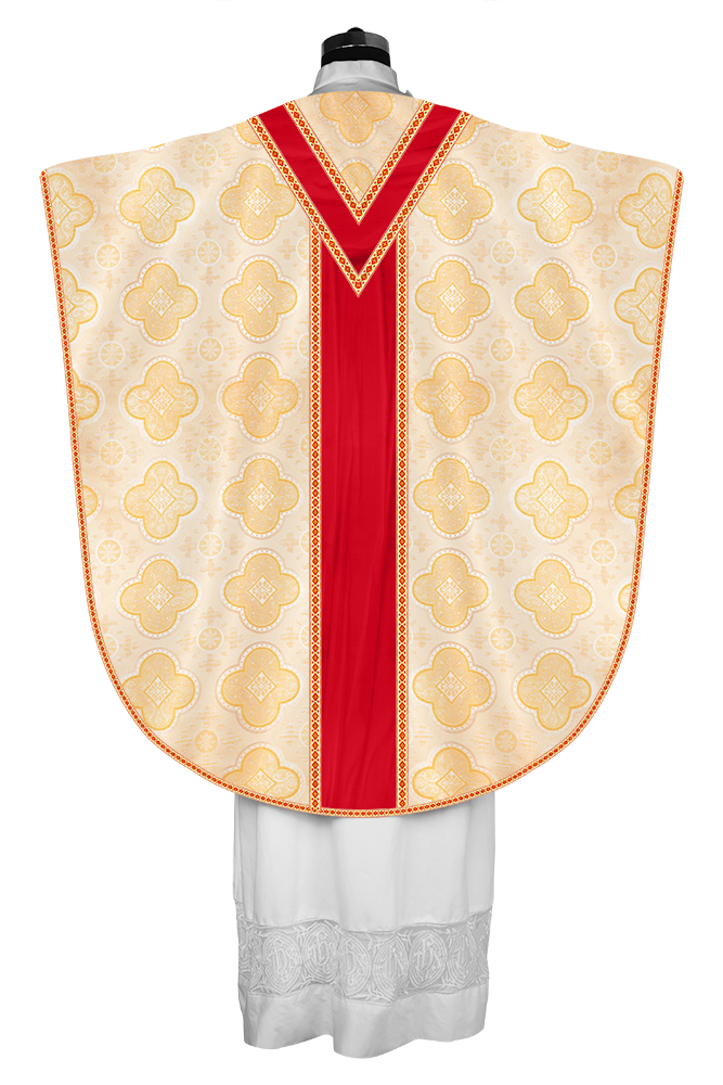 Borromean chasuble vestment adorned with woven braids