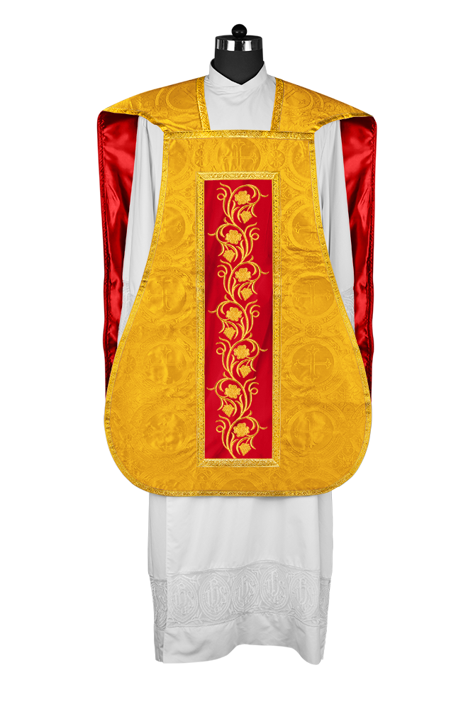 Catholic fiddleback chasuble vestment - Grapes collection