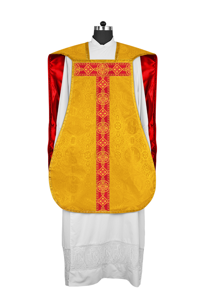 Embroidered Roman Chasuble Vestment