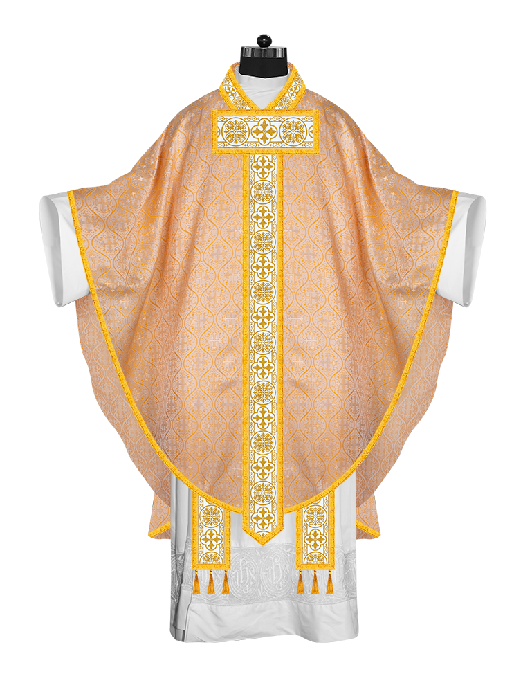 Gothic Chasuble with Elegant Braided orphrey