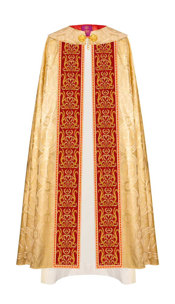 GOTHIC COPE VESTMENTS WITH ADORNED ORPHREY