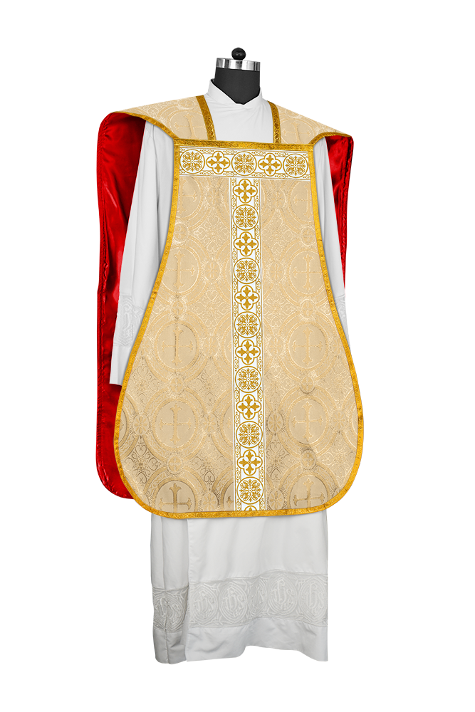 Fiddleback Vestment adorned with lace