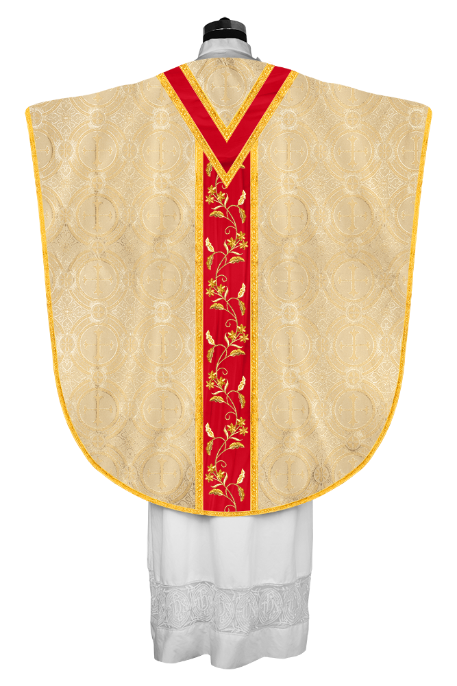 BORROMEAN CHASUBLE WITH FLORAL DESIGN