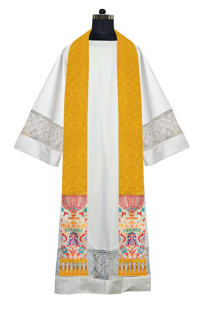 Handmade Liturgical Stole in Coronation Tapestry