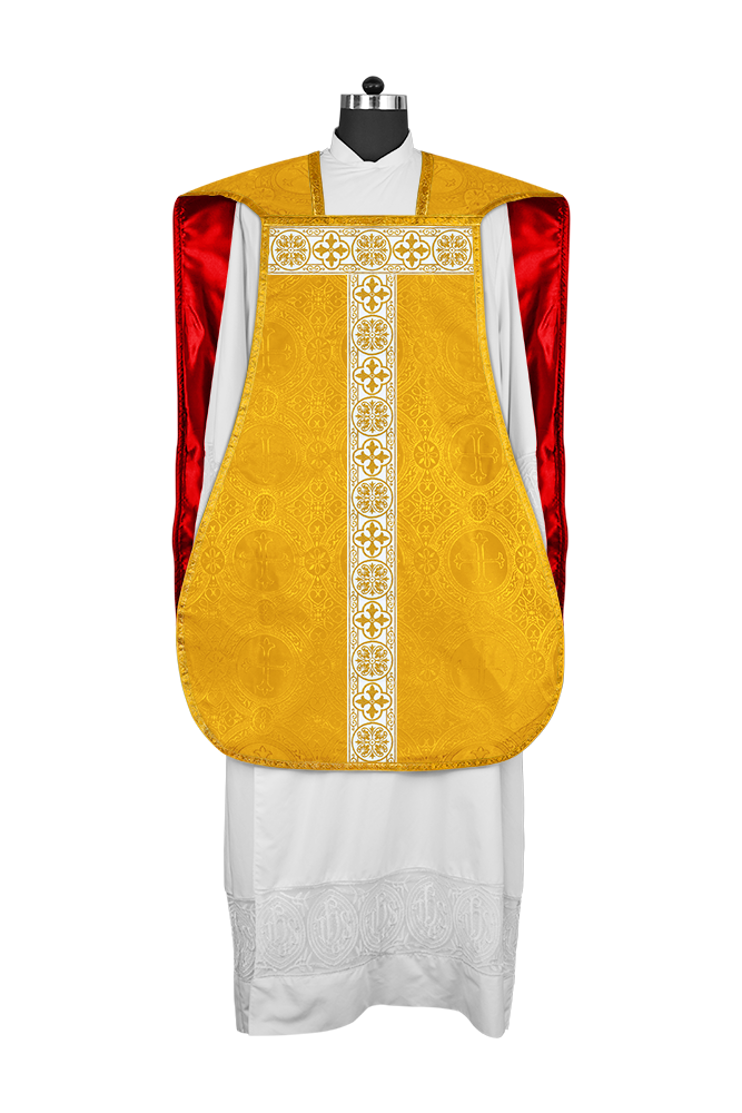 Fiddleback Vestment adorned with lace