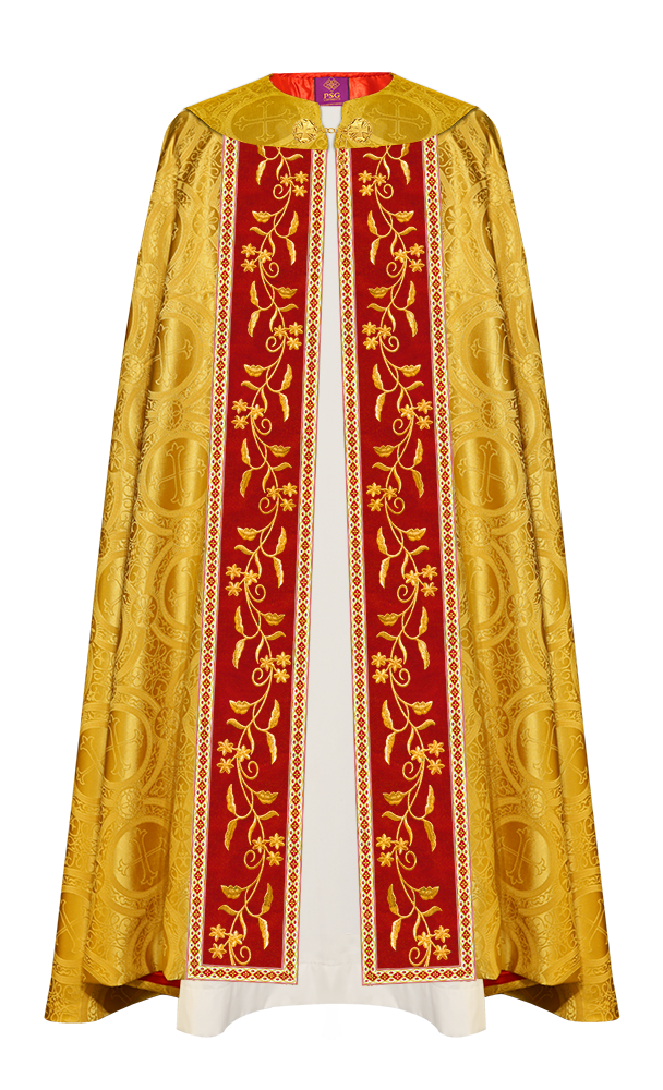 GOTHIC COPE VESTMENTS ORNATED WITH FLORAL DESIGN