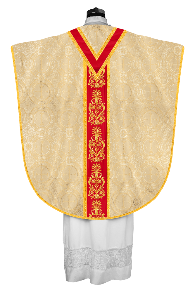 BORROMEAN CHASUBLE WITH ADORNED ORPHREY
