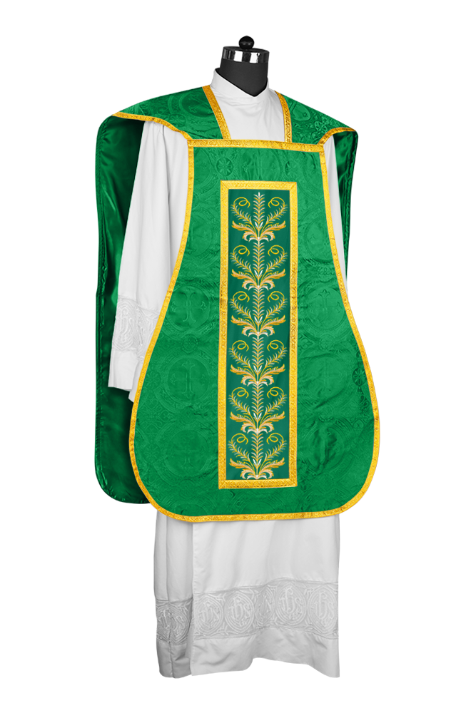 Chasuble Roman Fiddleback Vestment - Sanctus Collection