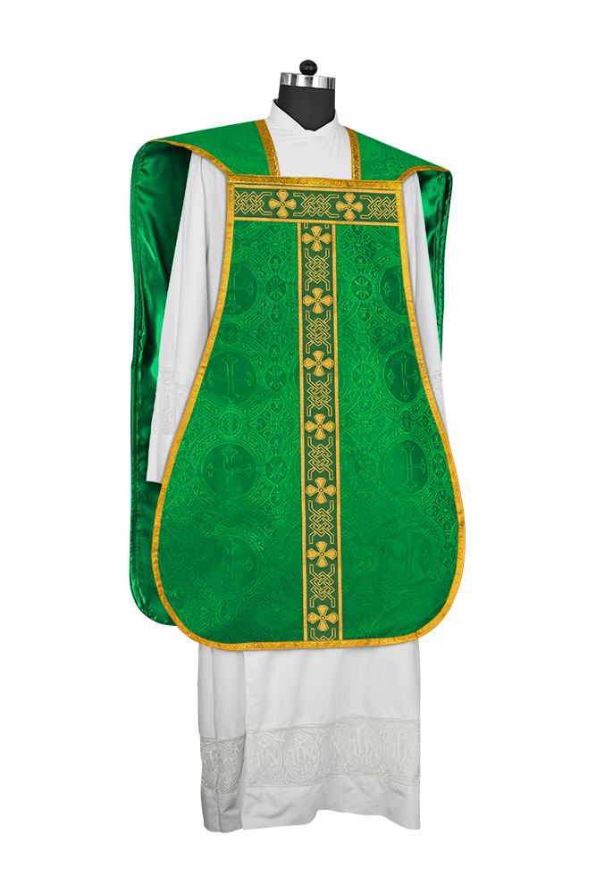 Roman chasuble adorned with lace