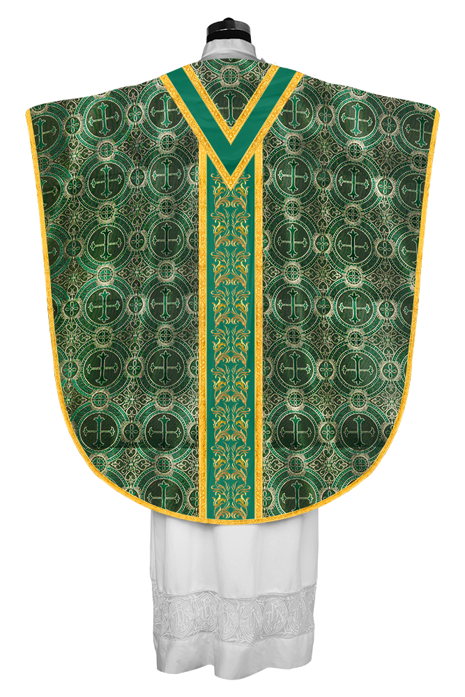ST PHILIP NERI CHASUBLE WITH ADORNED LACE