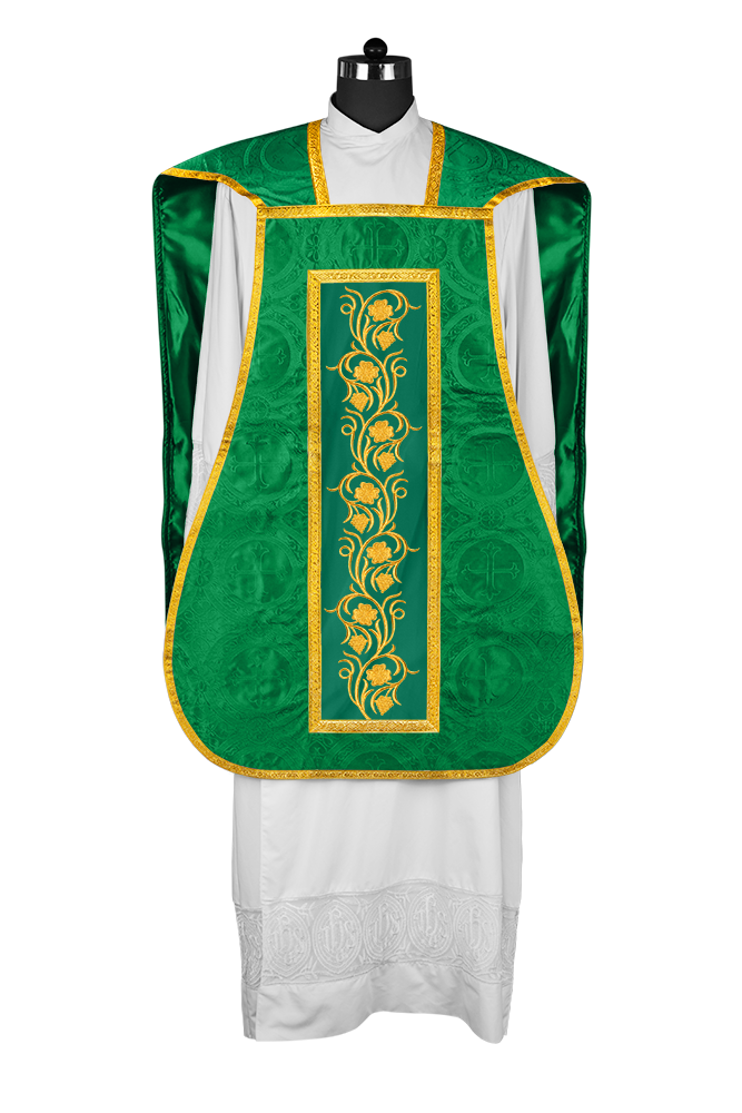 Catholic fiddleback chasuble vestment - Grapes collection