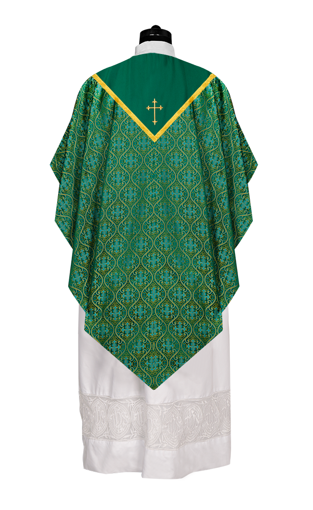 Pugin Chasuble with Adorned Orphrey