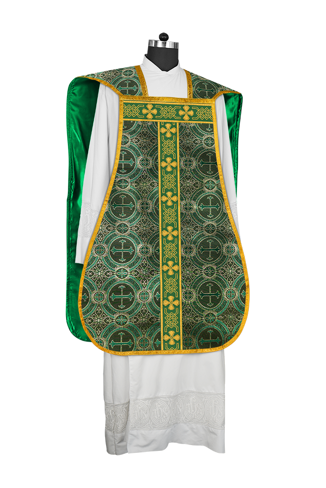 Roman chasuble adorned with lace