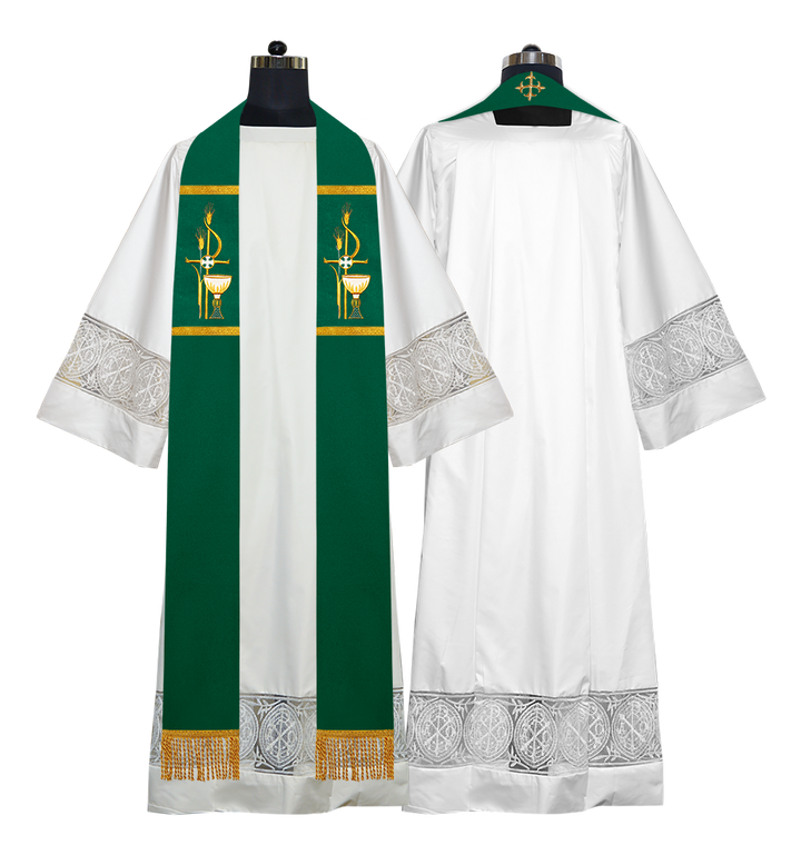 Solemn clergy overlay stole