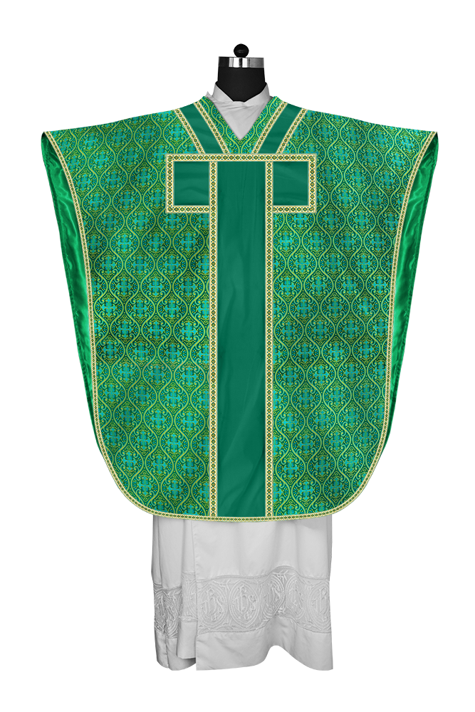 Borromean chasuble vestment adorned with woven braids