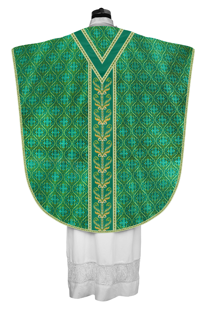 BORROMEAN CHASUBLE VESTMENT WITH LITURGICAL TRIMS