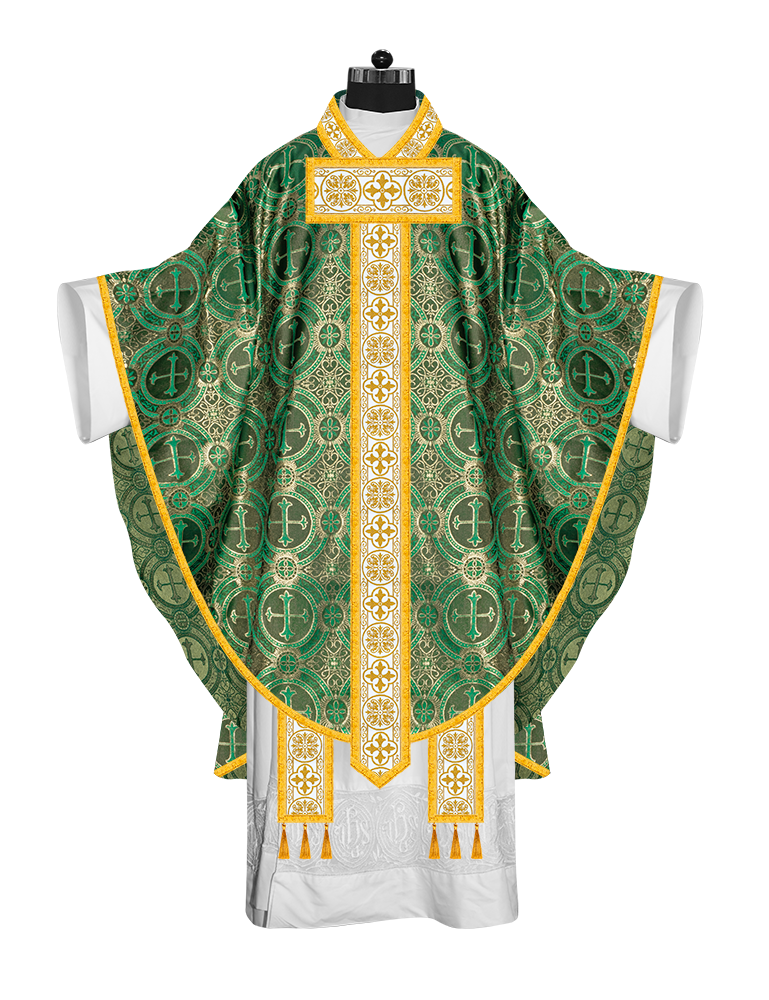 Gothic Chasuble with Elegant Braided orphrey