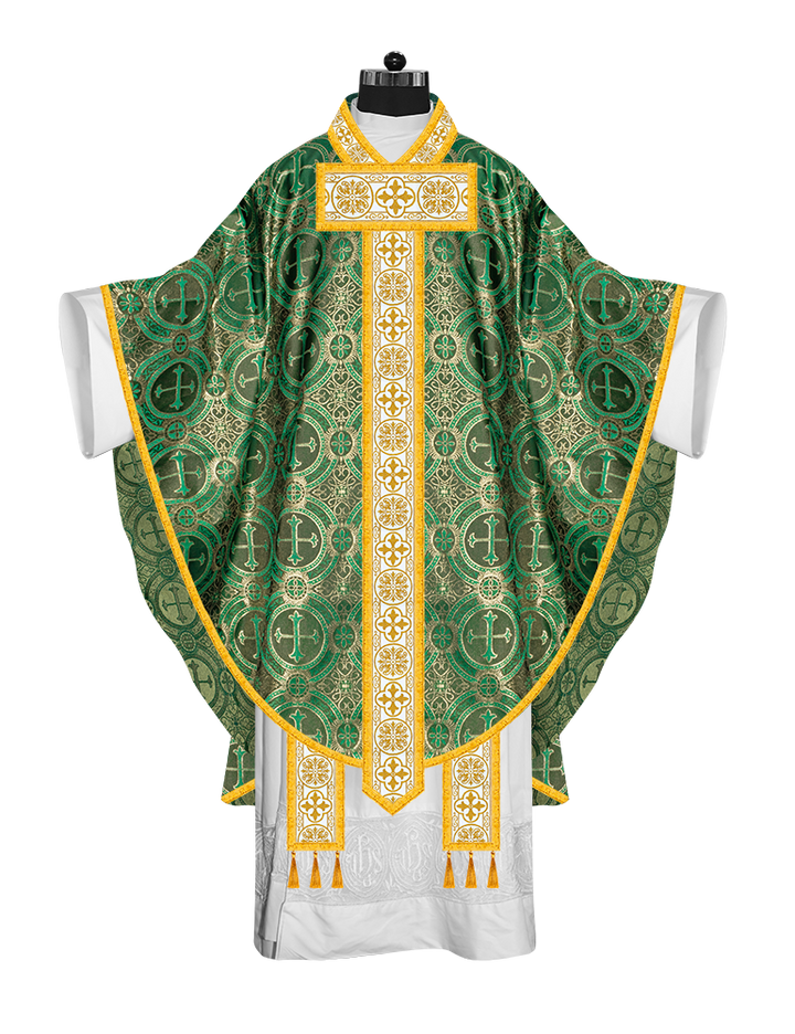 Gothic Chasuble with Elegant Braided orphrey