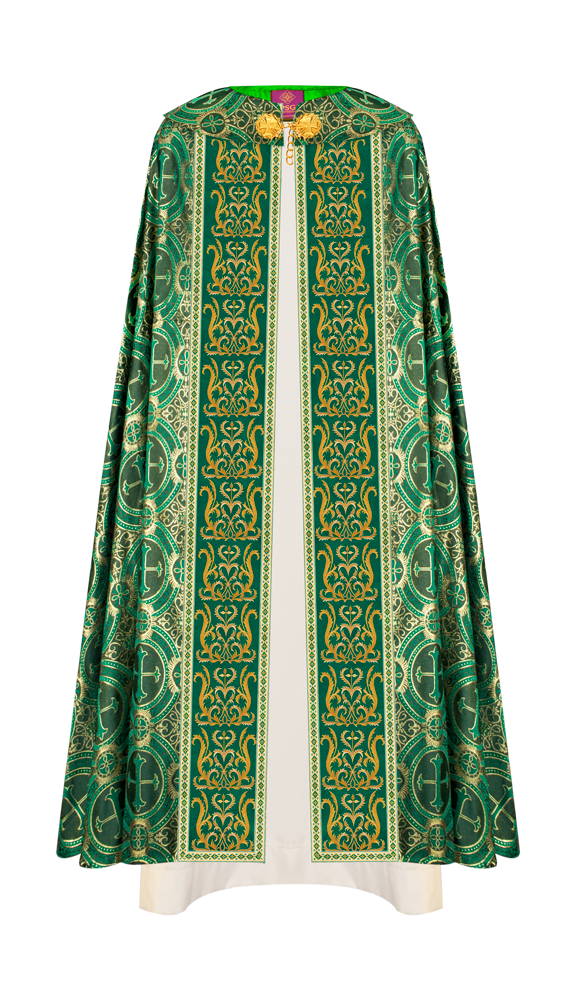 GOTHIC COPE VESTMENTS WITH ADORNED ORPHREY