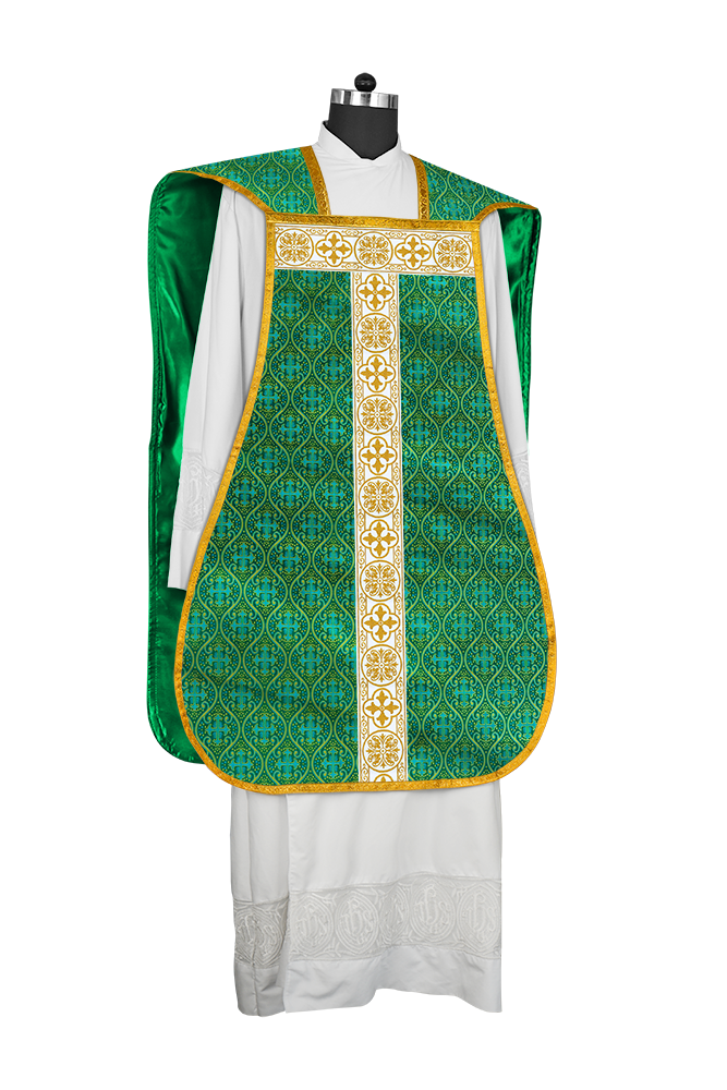 Fiddleback Vestment adorned with lace