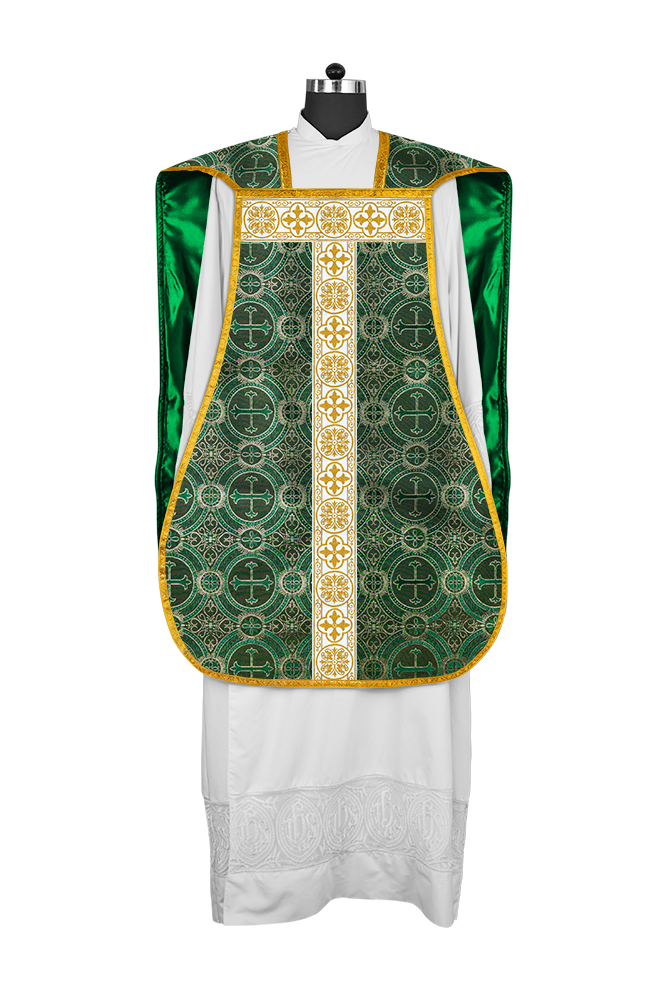 Fiddleback Vestment adorned with lace