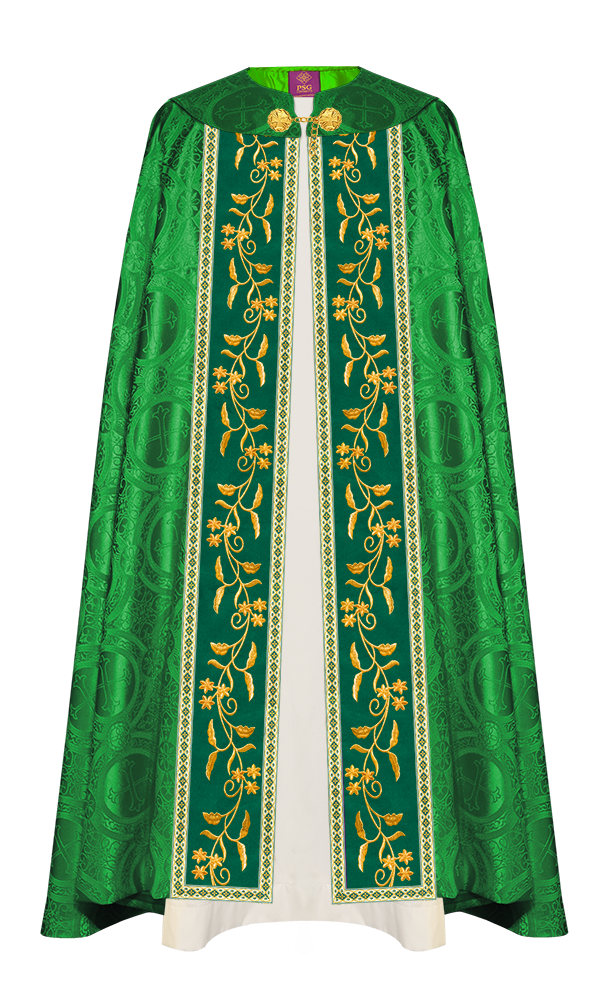 GOTHIC COPE VESTMENTS ORNATED WITH FLORAL DESIGN
