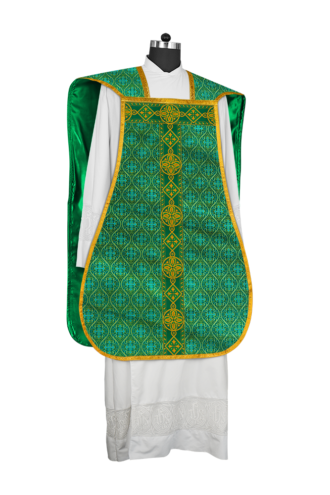 Embroidered Roman Chasuble Vestment