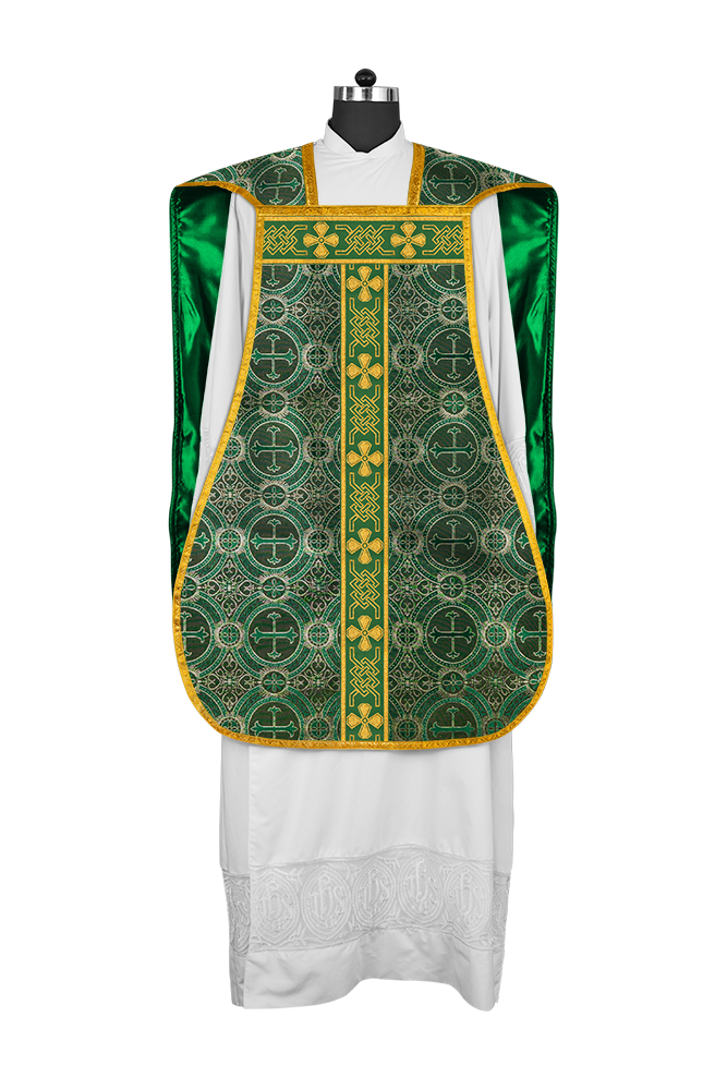 Roman chasuble adorned with lace