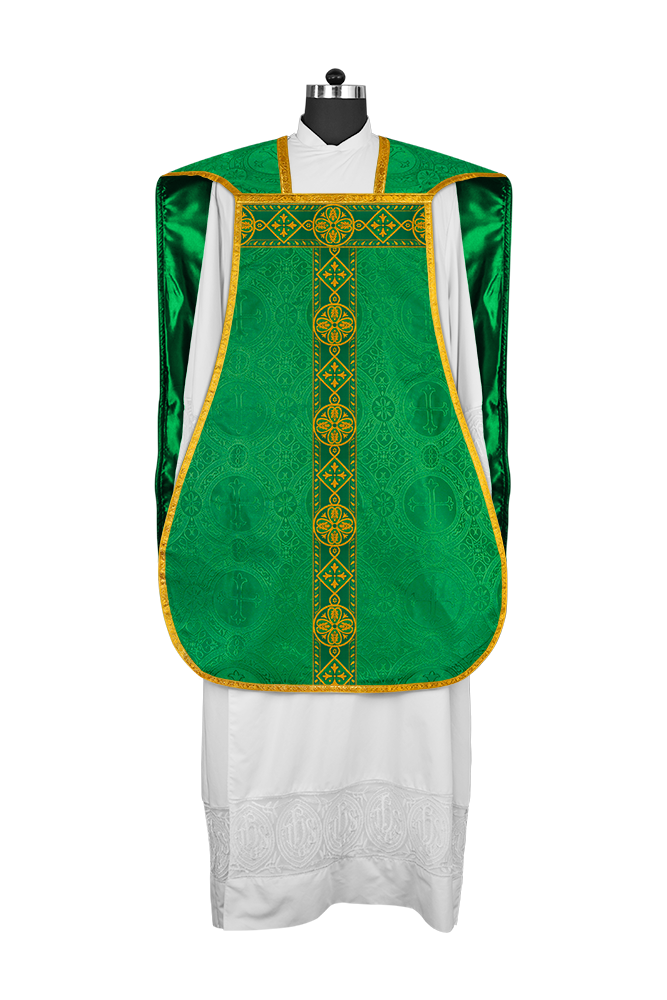 Embroidered Roman Chasuble Vestment