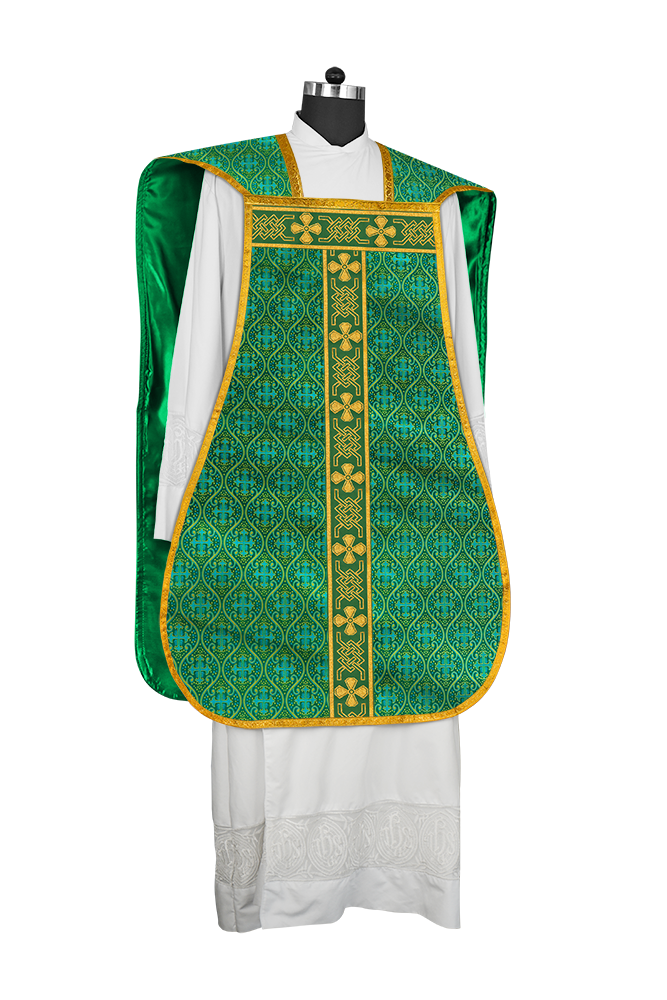 Roman chasuble adorned with lace