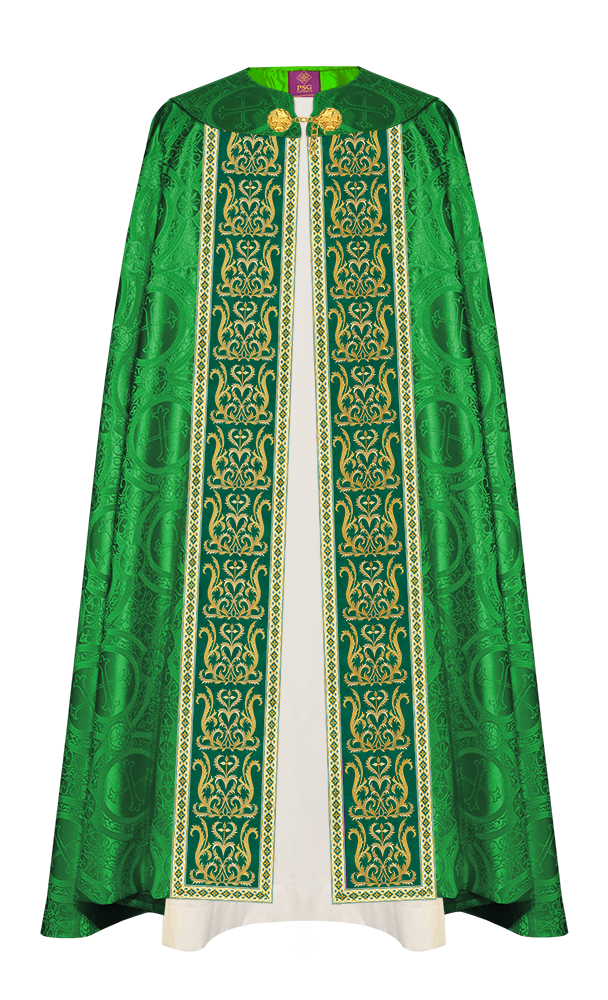 GOTHIC COPE VESTMENTS WITH ADORNED ORPHREY