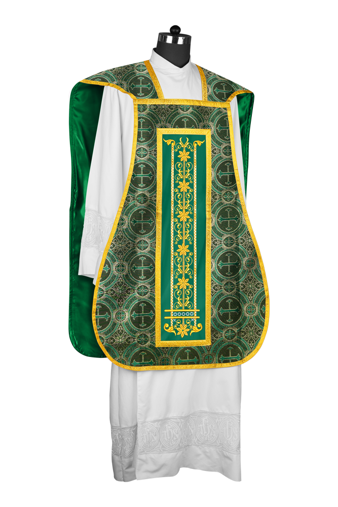 Roman embroidered chasuble vestment - Contemporary collection