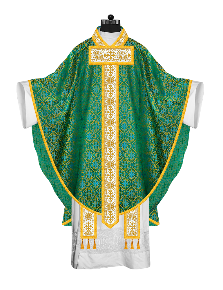 Gothic Chasuble with Elegant Braided orphrey