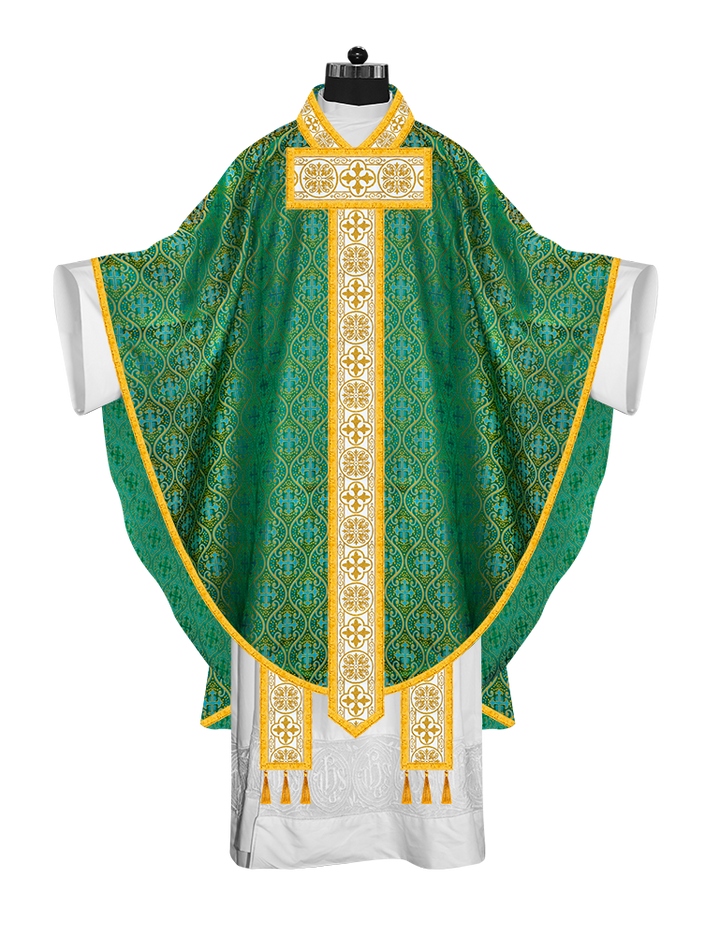 Gothic Chasuble with Elegant Braided orphrey