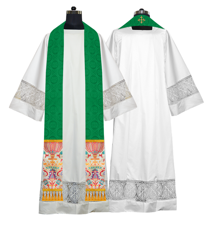 Handmade Liturgical Stole in Coronation Tapestry