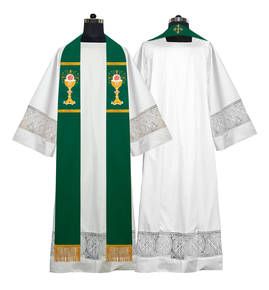 Solemn clergy overlay stole