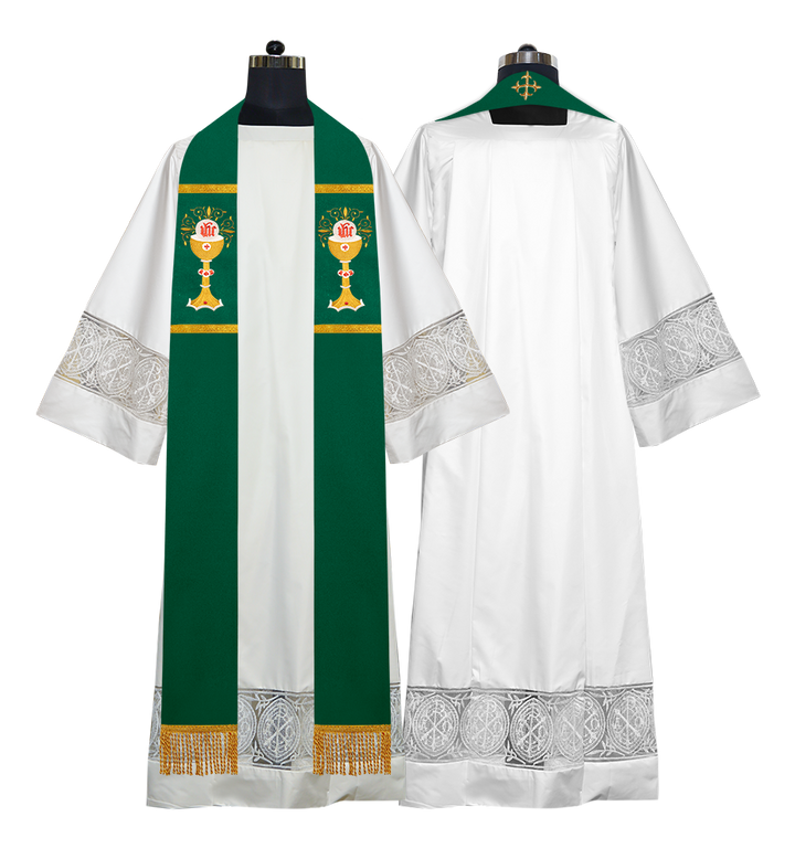 Solemn clergy overlay stole