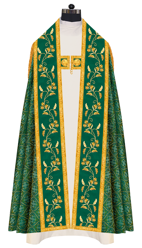 Monastic Roman cope vestments - Floral collection