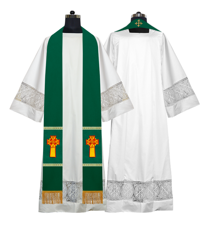 Celtic Cross Motif Gothic Stole