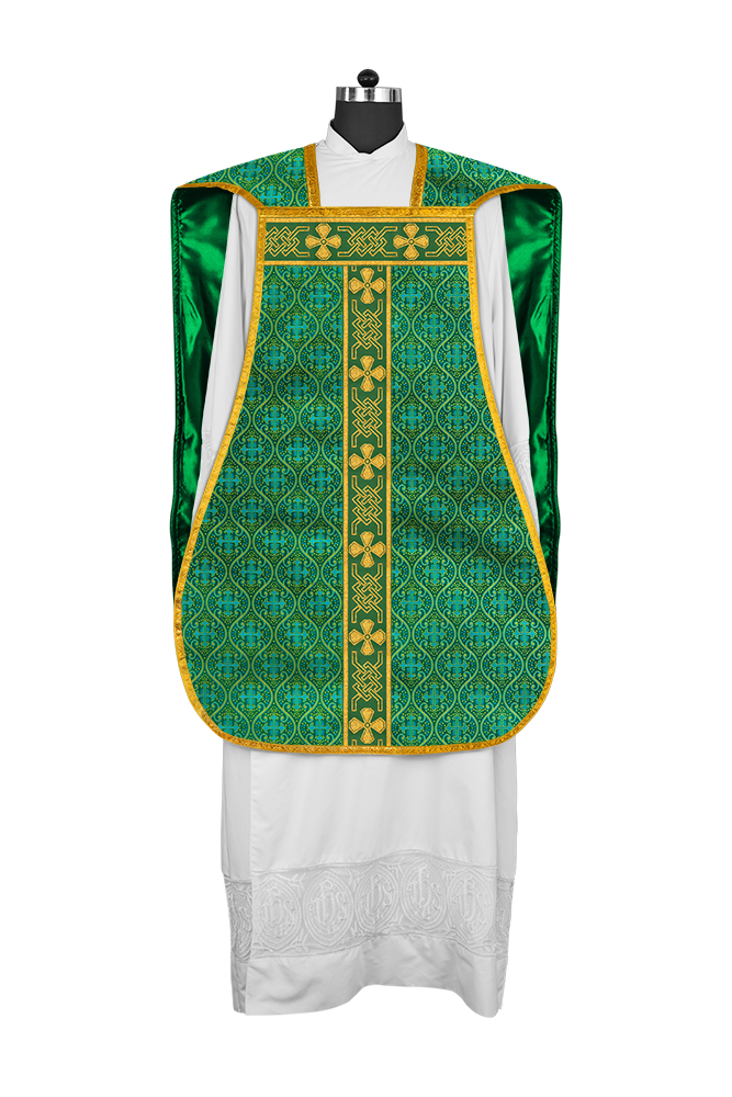 Roman chasuble adorned with lace