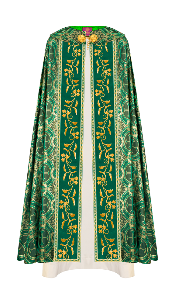 GOTHIC COPE VESTMENTS ORNATED WITH FLORAL DESIGN