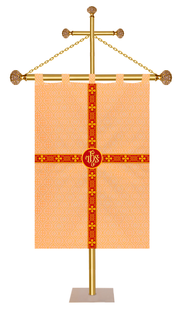 Church Banner with Motif and Trims