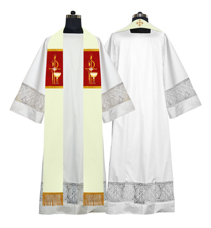 Solemn clergy overlay stole